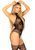 Кружевный бодистокинг с открытым доступом Leg Avenue High neck lace bodystocking One size Black