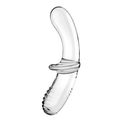 Двухсторонний стеклянный дилдо Satisfyer Double Crystal Transparent SO8784 фото