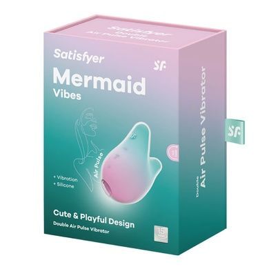 Вакуумный стимулятор Satisfyer Mermaid Vibes Mint/Pink SX1209 фото