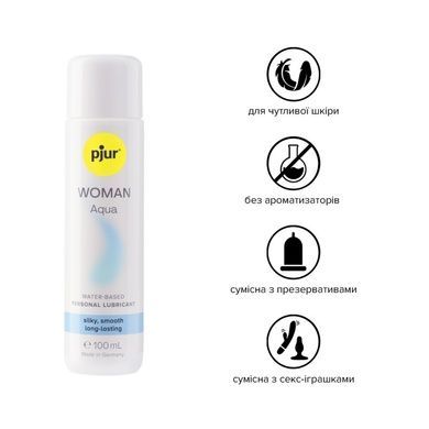 Лубрикант на водній основі pjur Woman Aqua 100 мл PJ10370 фото