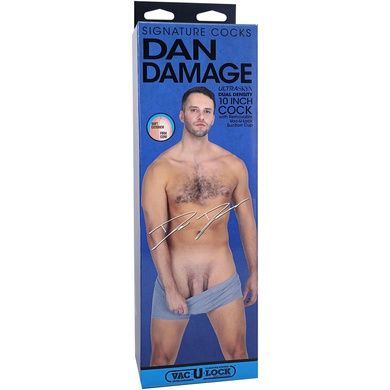 Фалоімітатор Doc Johnson Signature Cocks Dan Damage 10 inch UltraSkyn SX2535 фото