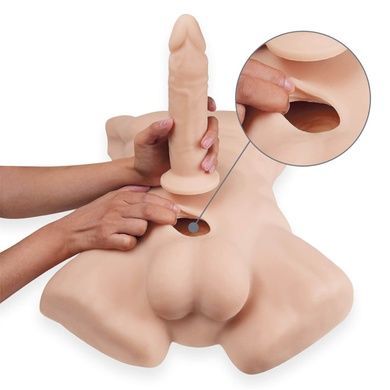 Торс с фаллоимитатором SilexD Apollo L Male Torso SO9936 фото