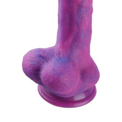 Фалоімітатор з вібрацією для секс-машин Hismith Purple Silicone Dildo with Vibe SO6212 фото
