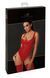 Боди Noir Handmade F352 Red powerwetlook body - 3XL