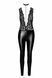Комбінезон Noir Handmade F298 Libido Deep-V catsuit with collar and pearl chain - L
