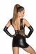 Платье Noir Handmade F212 Powerwetlook and lace minidress - XXL