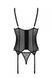 Корсет Passion MARINA CORSET, XXL/XXXL, black, с открытыми чашками