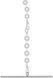 Комбінезон Noir Handmade F306 Mirage catsuit with jewelry rhinestone chain adorning the back - XXL