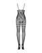 Бодістокінг Obsessive Bodystocking F213 S/M/L, імітація мереживного боді та резинки для панчіх