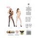 Бодістокінг Passion BS020 black, комбінезон, фантазійний візерунок S/M/L
