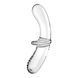 Двухсторонний стеклянный дилдо Satisfyer Double Crystal Transparent SO8784 фото 3