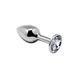 Анальная пробка Alive Mini Metal Butt Plug White S SO6009 фото 1