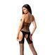 Бодістокінг з імітацією панчох Passion BS079 black One size