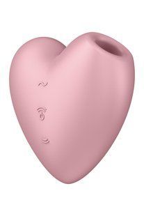 Вакуумний стимулятор Satisfyer Cutie Heart Light Red SO6286 фото