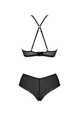 Комплект Passion KERRIA BIKINI black, S/M, бралетт и трусики-бикини