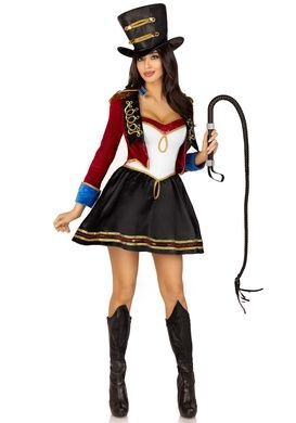 Костюм циркачки Leg Avenue Ringmaster Costume S, сукня, капелюх