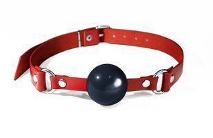 Кляп силіконовий Feral Feelings Ball Gag Red/Black SO8268 фото