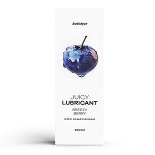 Лубрикант на водній основі Satisfyer Juicy Lubricant Чорниця 300 мл SX2720 фото