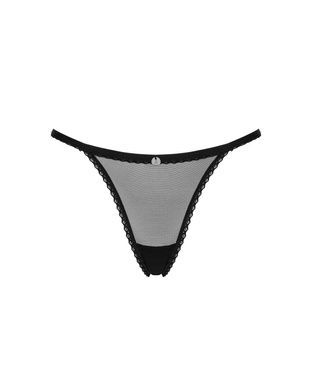 Ажурные женские трусики Obsessive Celia Noir XS/S черные