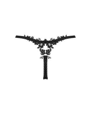 Ажурные женские трусики Obsessive Celia Noir XS/S черные