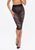 Юбка Noir Handmade F302 Ambivalence lace up midi skirt - L