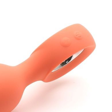 Анальна вібропробка KISTOY Orville Orange 3 см SO3630 фото