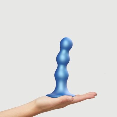Насадка для страпона Strap-On-Me Balls Blue Metallic M SO7818 фото
