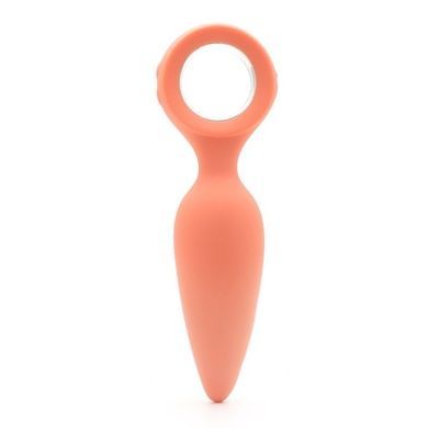 Анальна вібропробка KISTOY Orville Orange 3 см SO3630 фото