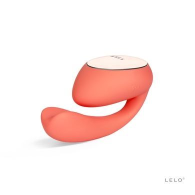 Вібратор вагінально-кліторальний LELO Ida Wave Coral Red SO8077 фото