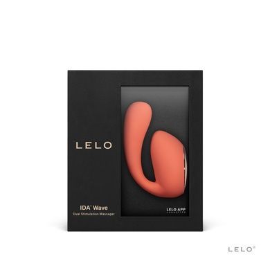 Вібратор вагінально-кліторальний LELO Ida Wave Coral Red SO8077 фото