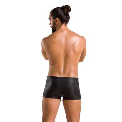 Мужские кожаные боксеры с заклепками Passion 048 SHORT DAVID S/M Black