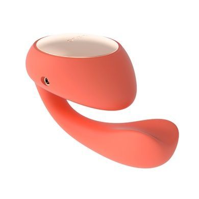 Вібратор вагінально-кліторальний LELO Ida Wave Coral Red SO8077 фото