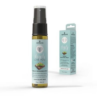 Спрей для оральних пестощів Sensuva Deeply Love You Chocolate Mint 29 мл SO3193 фото