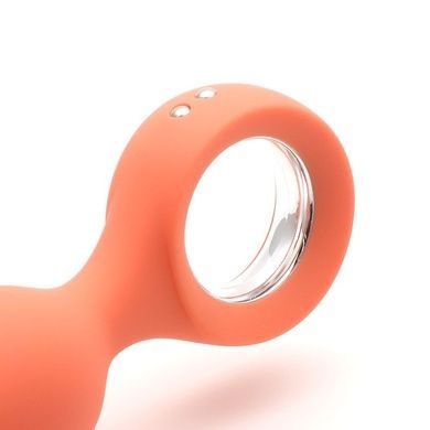 Анальна вібропробка KISTOY Orville Orange 3 см SO3630 фото