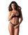 Комплект Obsessive Nutris 2-pcs crotchless set XL/2XL