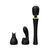 Вибромассажер с насадками Zalo Kyro Wand Obsidian Black SO6651 фото