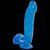 Фаллоимитатор Doc Johnson Jelly Jewels Cock & Balls Blue SO2008 фото