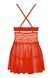 Бебі-дол Obsessive 838-BAB-3 babydoll & thong red 2XL/3XL