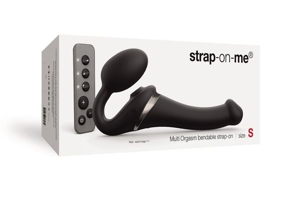 Безременной вибрострапон Strap-On-Me MULTI ORGASM Black S SO6821 фото