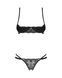 Комплект Obsessive Nutris 2-pcs crotchless set XL/2XL