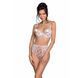 Эротический комплект с рисунком Passion LOVELIA BIKINI L/XL, white