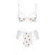 Эротический комплект с рисунком Passion LOVELIA BIKINI L/XL, white