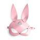 Шкіряна маска Зайчика Art of Sex - Bunny mask, колір Рожевий