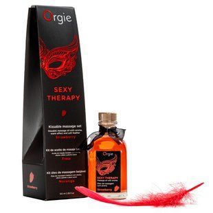 Набір для масажу Orgie Sexy Therapy Strawberry 100 мл SX1507 фото