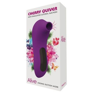 Вакуумный клиторальный стимулятор Alive Cherry Quiver SO3832 фото