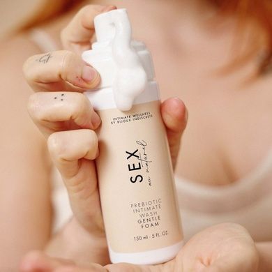 Піна для інтимної гігієни Bijoux Indiscrets Sex Au Naturel Gentle Foam 150мл SX3249 фото