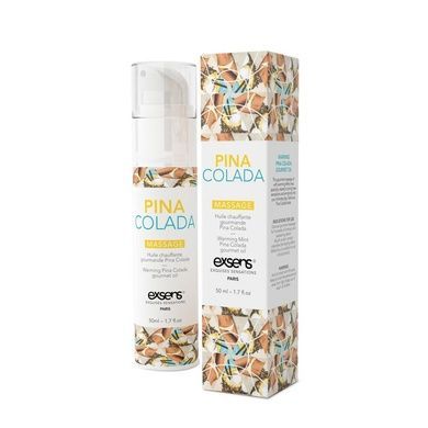Масажна олія EXSENS Pina Colada 50мл розігріває SO2360 фото