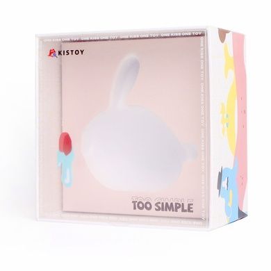 Вакуумний стимулятор KISTOY Too Simple White SO8716 фото