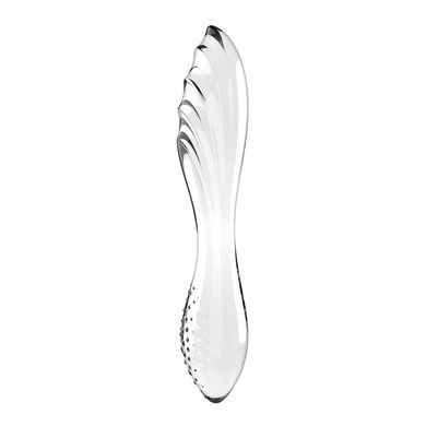 Двухсторонний стеклянный дилдо Satisfyer Dazzling Crystal 1 Transparent SO8785 фото