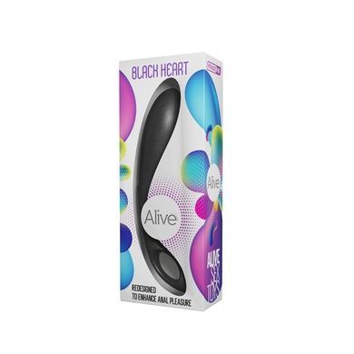 Анальний стимулятор Alive Black Heart Teal Black SX0806 фото